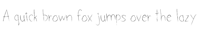 Preview of Groceries Regular font