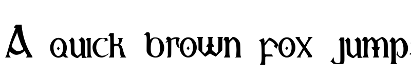 Preview of Gromlaith Regular font