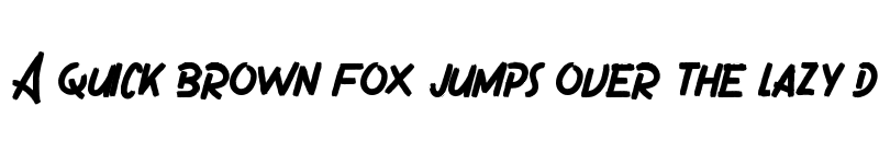 Preview of Gronzy Regular font