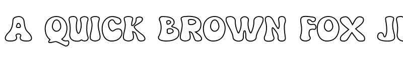 Preview of Grooven Outline font