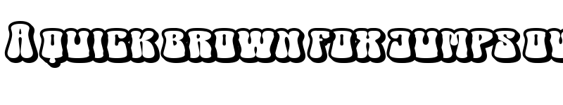 Preview of Groovy Beach Extrude font