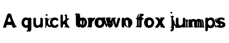 Preview of GrossAkzidentFucked Regular font