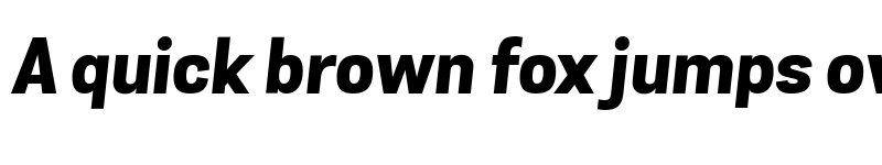 Preview of Grota Sans Alt Extra Bold Italic font