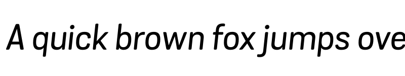 Preview of Grota Sans Alt Rd Medium Italic font