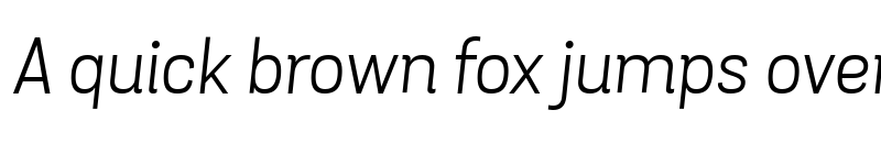 Preview of Grota Sans Book Italic font