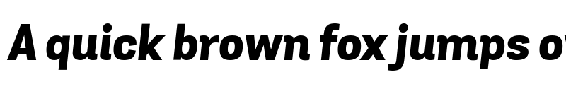 Preview of Grota Sans Extra Bold Italic font