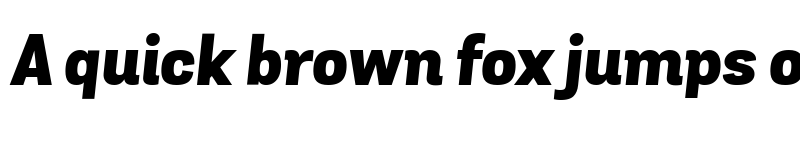 Preview of Grota Sans Heavy Italic font