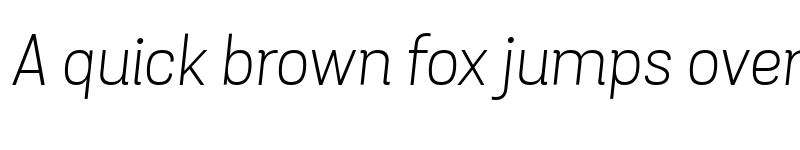 Preview of Grota Sans Light Italic font
