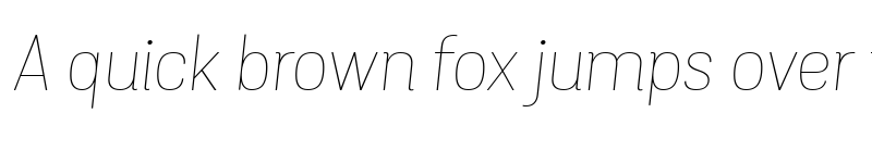 Preview of Grota Sans Thin Italic font