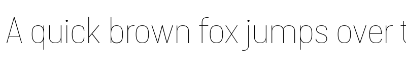 Preview of Grota Sans Thin font