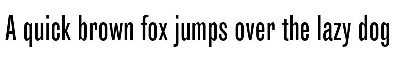 Preview of Grotesque MT Std Extra Condensed font