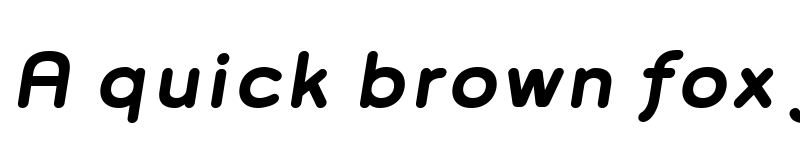 Preview of Grover Bold Italic font