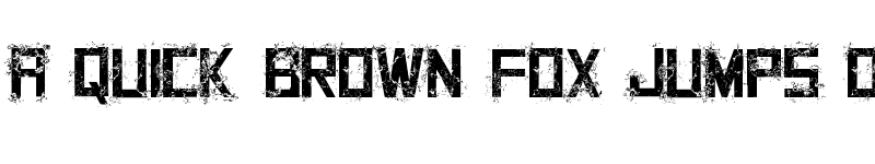 Preview of Grungy Regular font