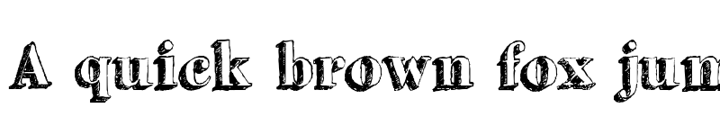 Preview of GrutchShaded Regular font