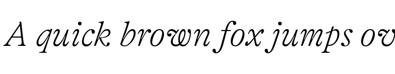 Preview of GT Alpina Trial Thin Italic font