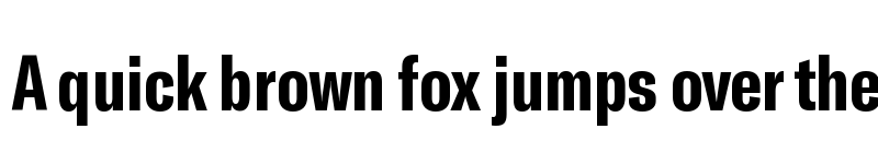 Preview of GT America Compressed Bold font