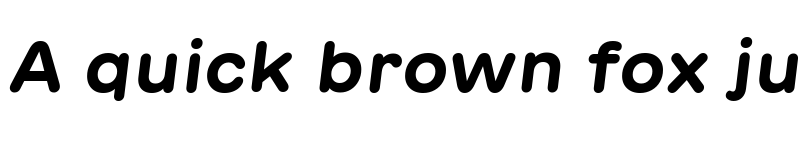 Preview of GT Maru Bold Oblique font