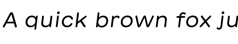 Preview of GT Maru Regular Oblique font