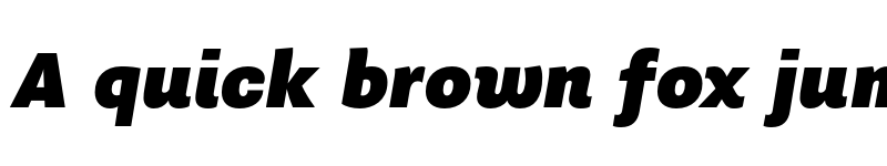 Preview of Guanabara Sans Black Italic font