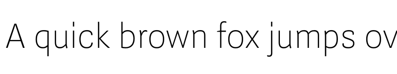 Preview of Guanabara Sans Thin font