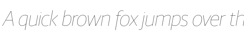 Preview of Guardian Sans Hairline Italic font