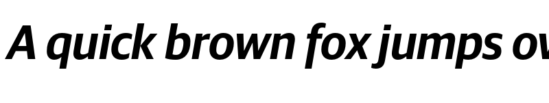 Preview of Guardian Sans Semibold Italic font