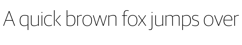 Preview of Guardian Sans Thin font