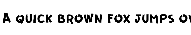 Preview of GUERRILLA Normal font