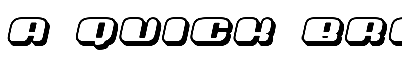 Preview of Guest 3D Italic font