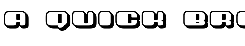 Preview of Guest 3D Regular font