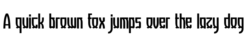 Preview of GUETONtrial Regular font