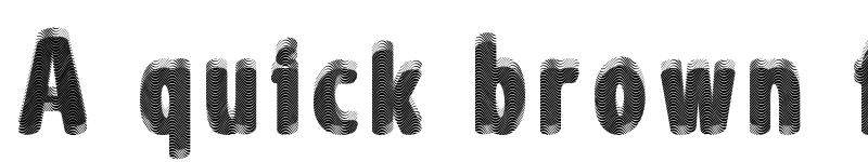 Preview of Guilloche Regular font