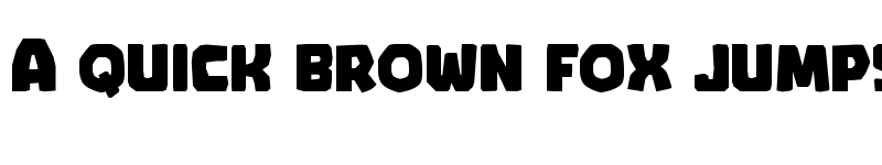 Preview of GUMDROP Regular font