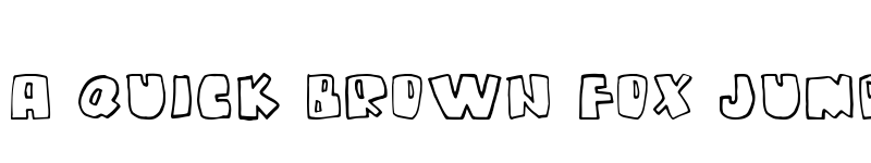 Preview of Gumpy one Regular font