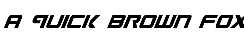 Preview of Gunship Condensed Ital Condensed Ital font