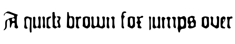 Preview of GutenbergsGhostypes Regular font