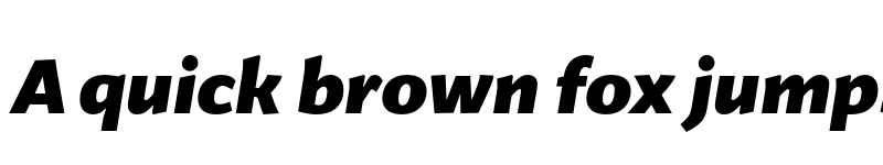 Preview of Guyot Sans Black Italic font