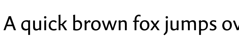 Preview of Guyot Sans Regular font