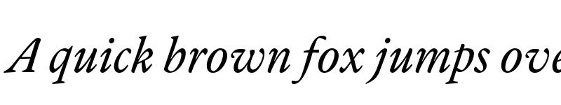 Preview of Guyot Text Italic font