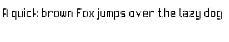 Preview of GVB Bus Pid Regular font