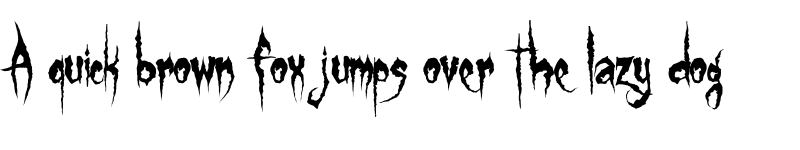 Preview of Gypsy Curse Regular font