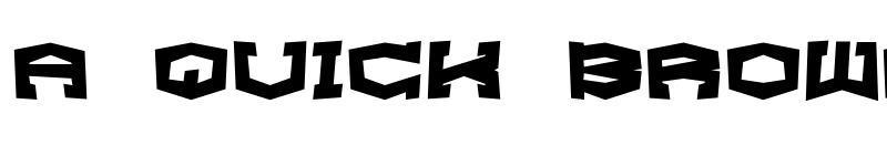 Preview of Gyrose Shift BRK Normal font