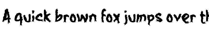 Preview of h Hutaner Regular font