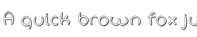 Preview of H2O Shadow Regular font