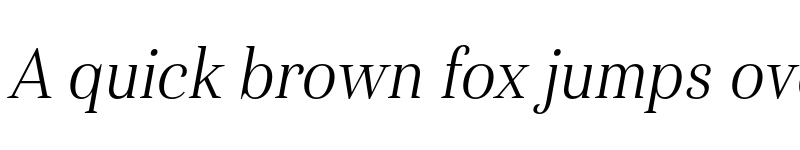 Preview of Haboro Cond Light Italic font