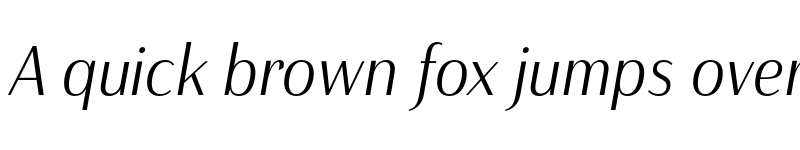 Preview of Haboro Contrast Cond Light It font