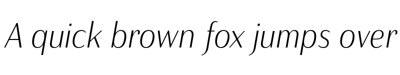 Preview of Haboro Contrast Cond Thin It font