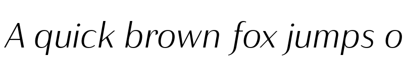 Preview of Haboro Contrast Ext Light It font