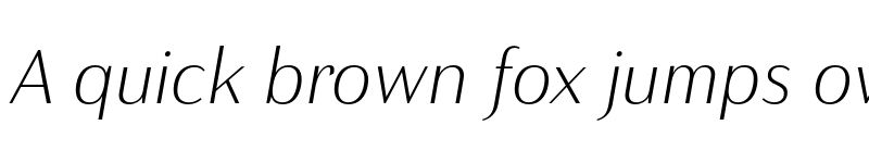 Preview of Haboro Contrast Ext Thin It font