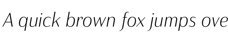 Preview of Haboro Contrast Norm Thin It font